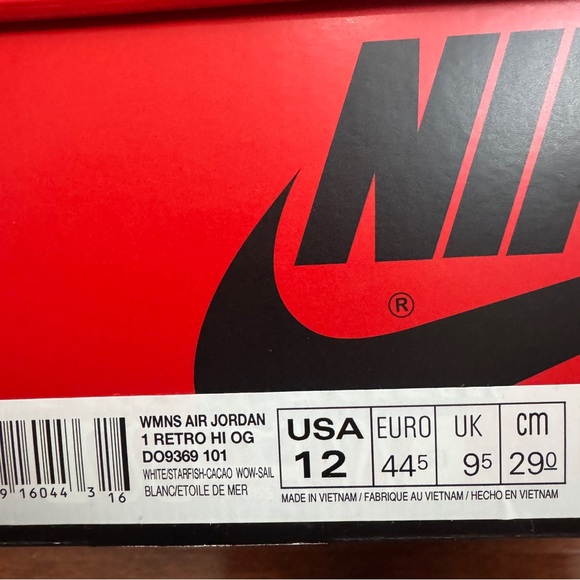 Jordan 1 Retro High OG Starfish (Women's) Size 12 - Picture 9 of 9